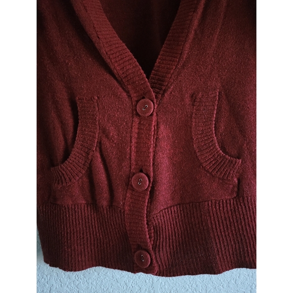 V-Neck Short Sleeve Lightweight Cardigan - Picture 5 of 6